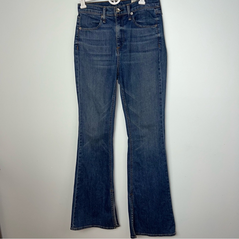 rag & bone Denim Bella Bootcut Jeans Ambra Wash Split Leg - Women’s Size 26